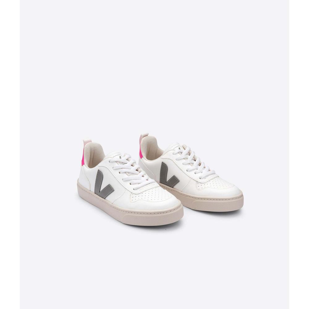 Veja V-10 CWL Schoenen Kinderen White/Grey | BE 784OKI